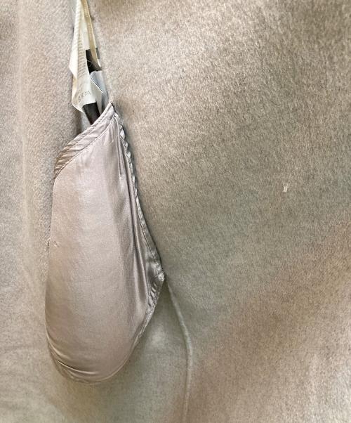 'S Max Mara（エスマックスマーラ）'S Max Mara (エスマックスマーラ) クチート・ア・マーノ ウールガウンロングコート グレー サイズ:40の古着・服飾アイテム