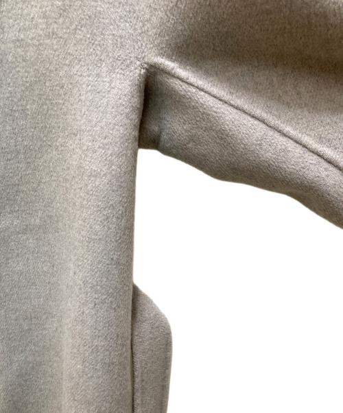 'S Max Mara（エスマックスマーラ）'S Max Mara (エスマックスマーラ) クチート・ア・マーノ ウールガウンロングコート グレー サイズ:40の古着・服飾アイテム