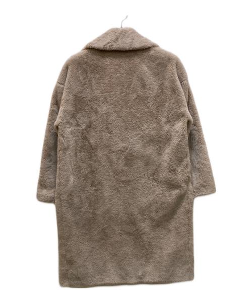 HERNO（ヘルノ）HERNO (ヘルノ) フェイクファーロングコート ベージュ サイズ:38の古着・服飾アイテム