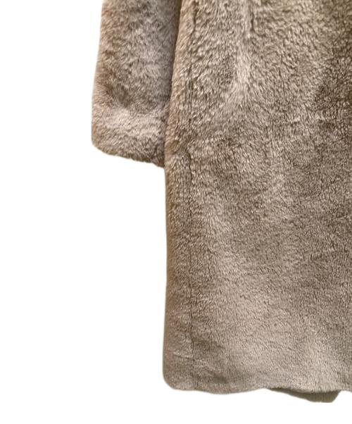 HERNO（ヘルノ）HERNO (ヘルノ) フェイクファーロングコート ベージュ サイズ:38の古着・服飾アイテム