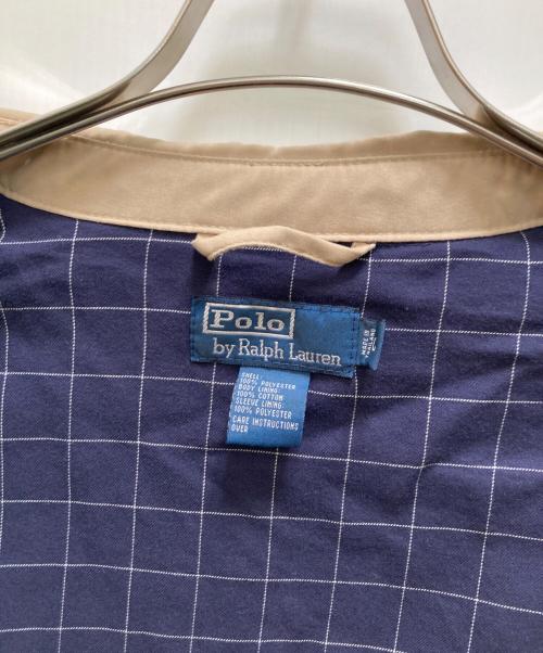 POLO RALPH LAUREN（ポロ・ラルフローレン）POLO RALPH LAUREN (ポロ・ラルフローレン) 裏地チェックスイングトップ ベージュ サイズ:Lの古着・服飾アイテム