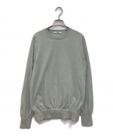 SLOANE（スローン）の古着「18G天竺 リサイクルポリエステル×コットン クルーネック」｜ブルー