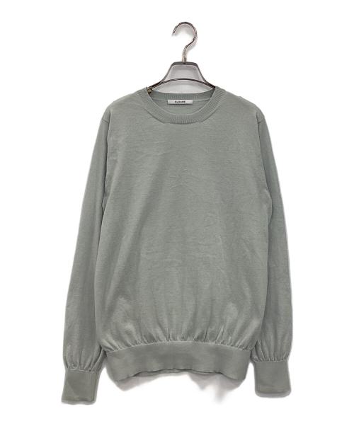 SLOANE（スローン）SLOANE (スローン) 18G天竺 リサイクルポリエステル×コットン クルーネック ブルー サイズ:3の古着・服飾アイテム