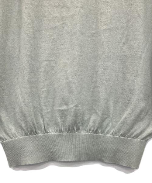 SLOANE（スローン）SLOANE (スローン) 18G天竺 リサイクルポリエステル×コットン クルーネック ブルー サイズ:3の古着・服飾アイテム