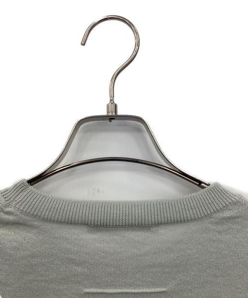 SLOANE（スローン）SLOANE (スローン) 18G天竺 リサイクルポリエステル×コットン クルーネック ブルー サイズ:3の古着・服飾アイテム