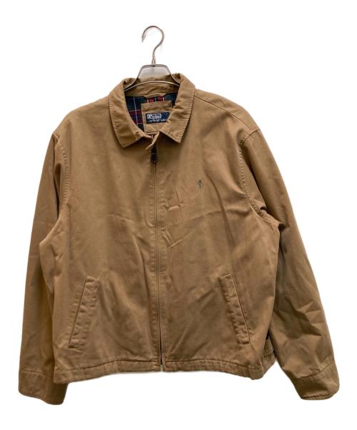 POLO RALPH LAUREN（ポロ・ラルフローレン）POLO RALPH LAUREN (ポロ・ラルフローレン) 裏地チェックスイングトップ ブラウン サイズ:XLの古着・服飾アイテム
