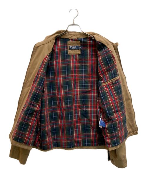 POLO RALPH LAUREN（ポロ・ラルフローレン）POLO RALPH LAUREN (ポロ・ラルフローレン) 裏地チェックスイングトップ ブラウン サイズ:XLの古着・服飾アイテム