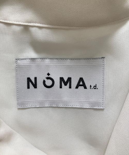 NOMA t.d.（ノーマティーディー）NOMA t.d. (ノーマティーディー) RAY BEAMS (レイ ビームス) 別注シアーフラワーオープンカラーシャツ ホワイト サイズ:FREEの古着・服飾アイテム