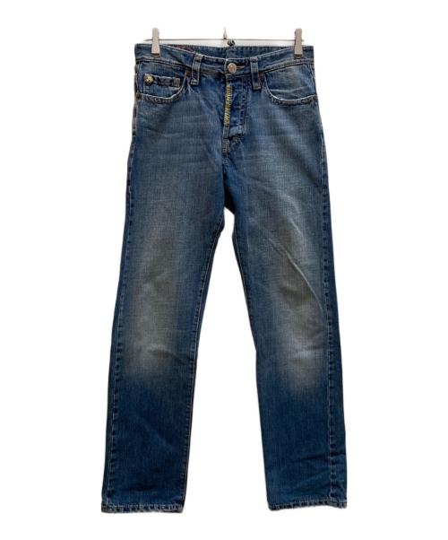 DSQUARED2（ディースクエアード）DSQUARED2 (ディースクエアード) 刺繍デザインデニムパンツ インディゴ サイズ:44の古着・服飾アイテム