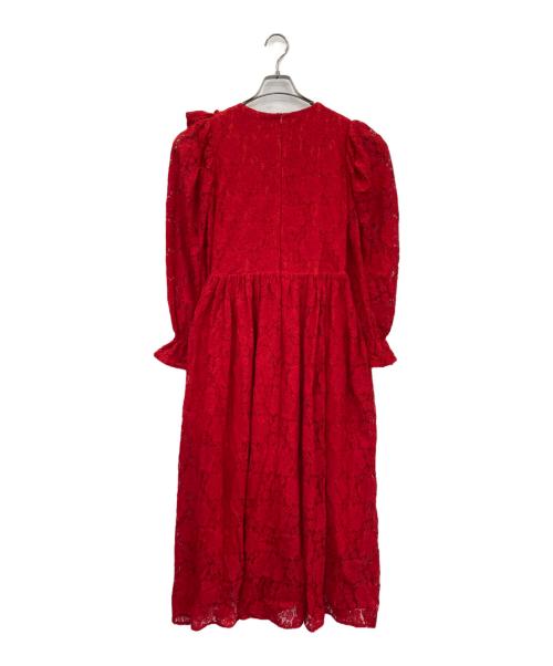 Sister Jane（シスタージェーン）Sister Jane (シスタージェーン) レースワンピース レッド サイズ:Sの古着・服飾アイテム
