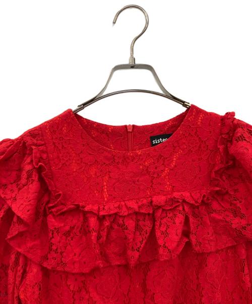 Sister Jane（シスタージェーン）Sister Jane (シスタージェーン) レースワンピース レッド サイズ:Sの古着・服飾アイテム