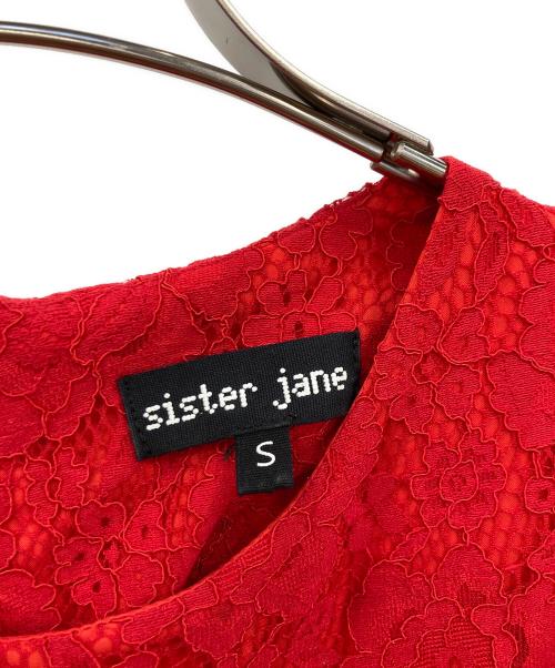 Sister Jane（シスタージェーン）Sister Jane (シスタージェーン) レースワンピース レッド サイズ:Sの古着・服飾アイテム