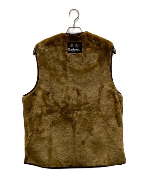Barbour（バブアー）Barbour (バブアー) パイルライナーフロントジップベスト ベージュ サイズ:40の古着・服飾アイテム