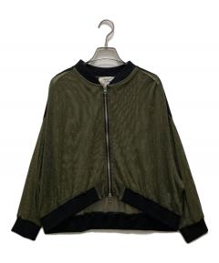 中古・古着通販】la peau de gem (ラポドゥジェム) ジップアップベロア