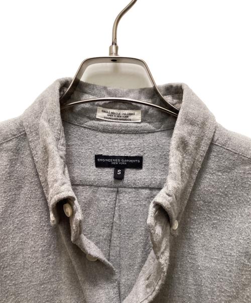 Engineered Garments（エンジニアドガーメンツ）Engineered Garments (エンジニアドガーメンツ) ピリング加工ボタンダウンワークシャツ グレー サイズ:Sの古着・服飾アイテム
