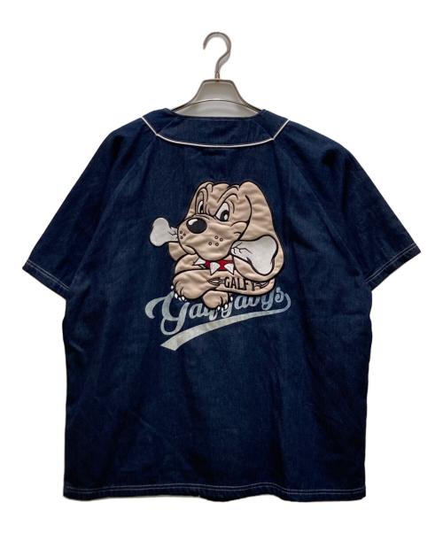 GALFY（ガルフィー）GALFY (ガルフィー) デニムベースボールシャツ インディゴ サイズ:XLの古着・服飾アイテム