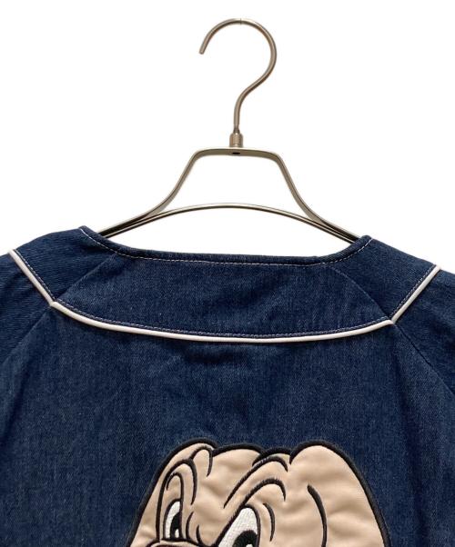 GALFY（ガルフィー）GALFY (ガルフィー) デニムベースボールシャツ インディゴ サイズ:XLの古着・服飾アイテム