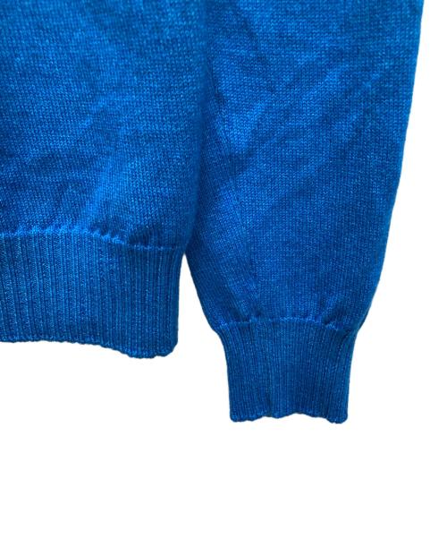 GRAN SASSO（グランサッソ）GRAN SASSO (グランサッソ) ミドルゲージ クルーネック ニット ブルー サイズ:46の古着・服飾アイテム