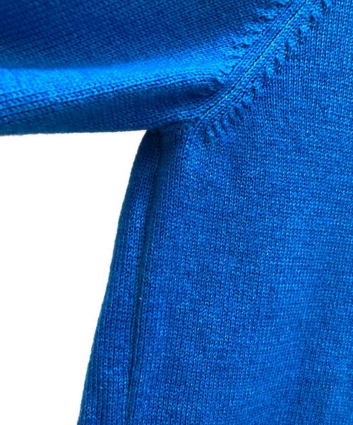 GRAN SASSO（グランサッソ）GRAN SASSO (グランサッソ) ミドルゲージ クルーネック ニット ブルー サイズ:46の古着・服飾アイテム
