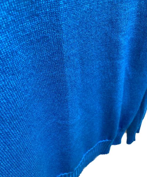 GRAN SASSO（グランサッソ）GRAN SASSO (グランサッソ) ミドルゲージ クルーネック ニット ブルー サイズ:46の古着・服飾アイテム