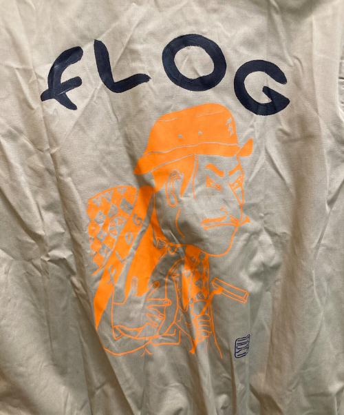 flog golf club（フログ ゴルフ クラブ）flog golf club (フログ ゴルフ クラブ) KABUK-I zip blouson ベージュ サイズ:Lの古着・服飾アイテム