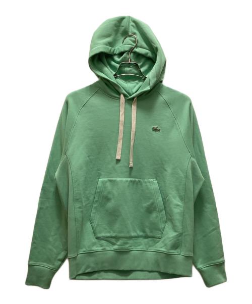 LACOSTE LIVE（ラコステライブ）LACOSTE LIVE (ラコステライブ) メタルワニロゴバッジスウェットパーカ グリーン サイズ:S 未使用品の古着・服飾アイテム