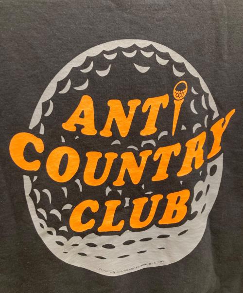 ANTI COUNTRY CLUB（アンタイ カントリー クラブ）ANTI COUNTRY CLUB (アンタイ カントリー クラブ) UNITED ARROWS & SONS (ユナイテッドアローズ アンド サンズ) 別注スウェット ブラック サイズ:Mの古着・服飾アイテム