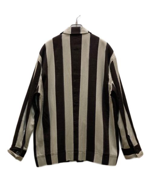 TODAYFUL（トゥデイフル）TODAYFUL (トゥデイフル) ジャガードストライプジャケット ベージュ サイズ:36の古着・服飾アイテム