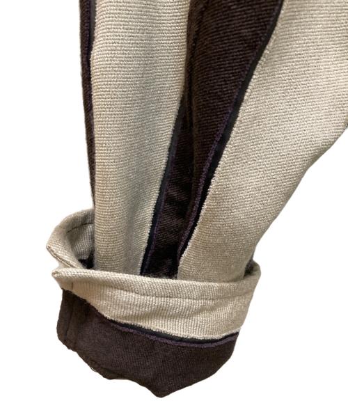 TODAYFUL（トゥデイフル）TODAYFUL (トゥデイフル) ジャガードストライプジャケット ベージュ サイズ:36の古着・服飾アイテム