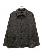 SHIPSシップス）の古着「ブラッシュド シャツ アウター」｜グレー