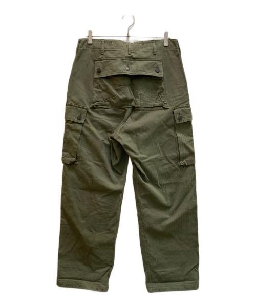 NIGEL CABOURN（ナイジェルケーボン）NIGEL CABOURN (ナイジェルケーボン) ヘリンボーン5ポケットモンキーパンツ グリーン サイズ:Freeの古着・服飾アイテム