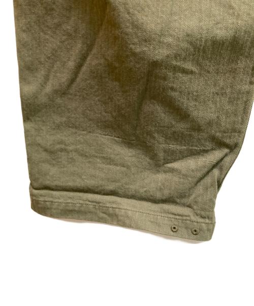 NIGEL CABOURN（ナイジェルケーボン）NIGEL CABOURN (ナイジェルケーボン) ヘリンボーン5ポケットモンキーパンツ グリーン サイズ:Freeの古着・服飾アイテム