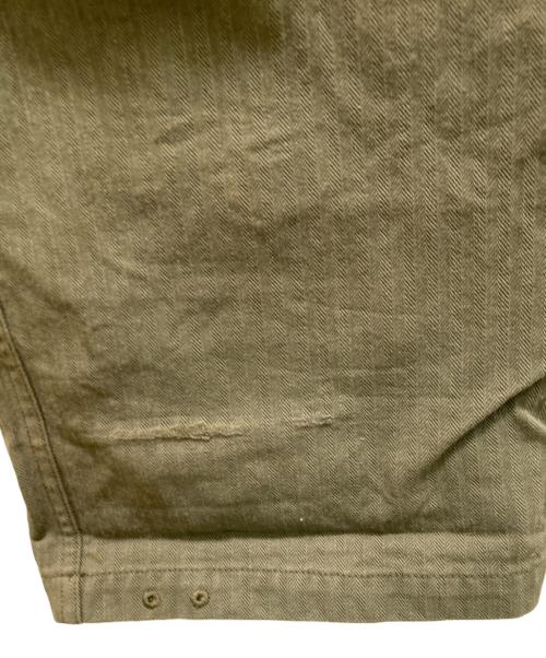 NIGEL CABOURN（ナイジェルケーボン）NIGEL CABOURN (ナイジェルケーボン) ヘリンボーン5ポケットモンキーパンツ グリーン サイズ:Freeの古着・服飾アイテム