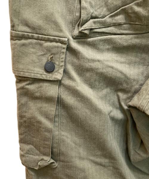 NIGEL CABOURN（ナイジェルケーボン）NIGEL CABOURN (ナイジェルケーボン) ヘリンボーン5ポケットモンキーパンツ グリーン サイズ:Freeの古着・服飾アイテム