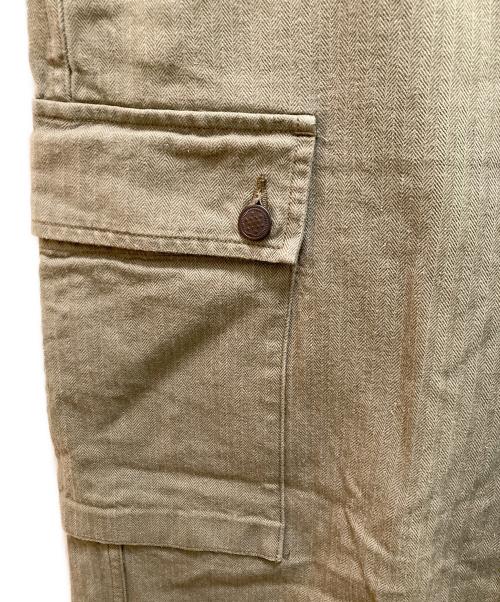 NIGEL CABOURN（ナイジェルケーボン）NIGEL CABOURN (ナイジェルケーボン) ヘリンボーン5ポケットモンキーパンツ グリーン サイズ:Freeの古着・服飾アイテム