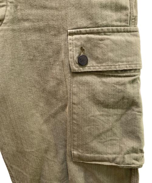 NIGEL CABOURN（ナイジェルケーボン）NIGEL CABOURN (ナイジェルケーボン) ヘリンボーン5ポケットモンキーパンツ グリーン サイズ:Freeの古着・服飾アイテム