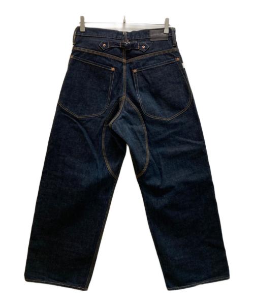 SUGARHILL（シュガーヒル）SUGARHILL (シュガーヒル) クラシカルダブルニーデニムトラウザーズ インディゴ サイズ:size 32の古着・服飾アイテム