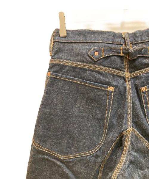 SUGARHILL（シュガーヒル）SUGARHILL (シュガーヒル) クラシカルダブルニーデニムトラウザーズ インディゴ サイズ:size 32の古着・服飾アイテム