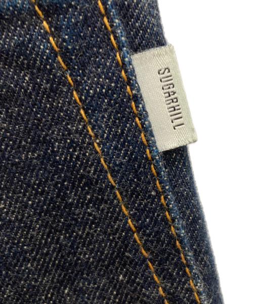 SUGARHILL（シュガーヒル）SUGARHILL (シュガーヒル) クラシカルダブルニーデニムトラウザーズ インディゴ サイズ:size 32の古着・服飾アイテム
