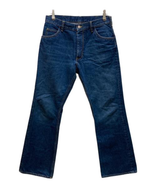 Maison Margiela（メゾンマルジェラ）Maison Margiela (メゾンマルジェラ) ウォッシュドコットン5ポケットフレアデニム インディゴ サイズ:30の古着・服飾アイテム