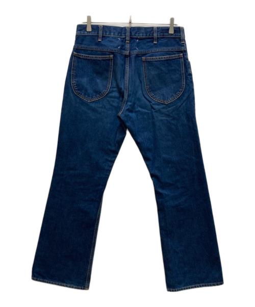 Maison Margiela（メゾンマルジェラ）Maison Margiela (メゾンマルジェラ) ウォッシュドコットン5ポケットフレアデニム インディゴ サイズ:30の古着・服飾アイテム
