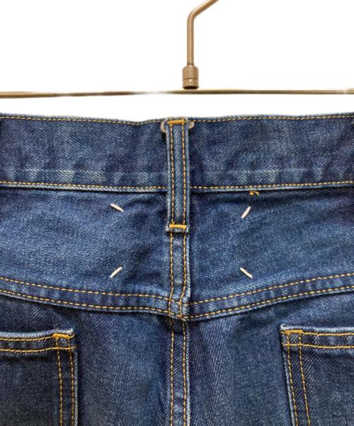 Maison Margiela（メゾンマルジェラ）Maison Margiela (メゾンマルジェラ) ウォッシュドコットン5ポケットフレアデニム インディゴ サイズ:30の古着・服飾アイテム