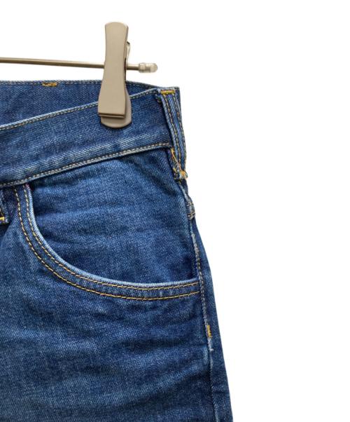 Maison Margiela（メゾンマルジェラ）Maison Margiela (メゾンマルジェラ) ウォッシュドコットン5ポケットフレアデニム インディゴ サイズ:30の古着・服飾アイテム