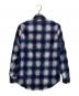 MINEDENIM (マインデニム) オンブレチェックシャツ ブルー サイズ:１：10000円