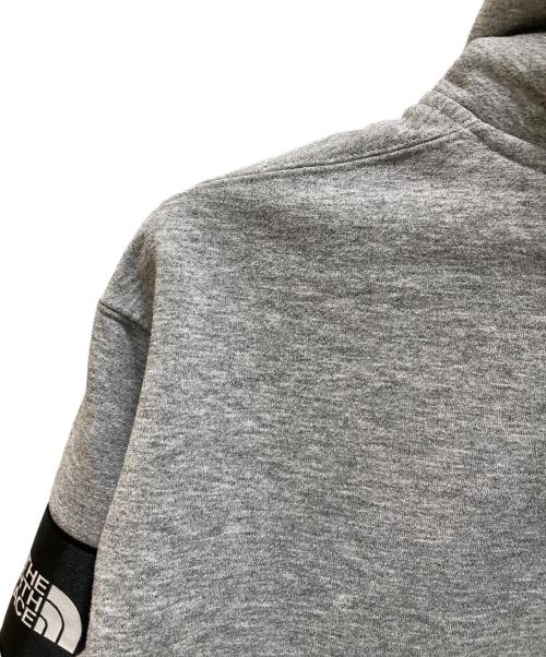 THE NORTH FACE（ザ ノース フェイス）THE NORTH FACE (ザ ノース フェイス) スクエアロゴ フルジップ スウェット フーディー グレー サイズ:Ⅼの古着・服飾アイテム