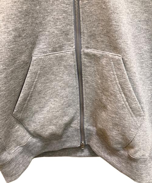 THE NORTH FACE（ザ ノース フェイス）THE NORTH FACE (ザ ノース フェイス) スクエアロゴ フルジップ スウェット フーディー グレー サイズ:Ⅼの古着・服飾アイテム