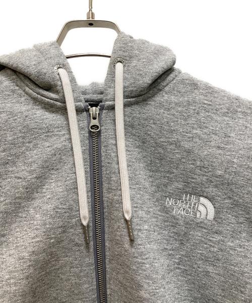 THE NORTH FACE（ザ ノース フェイス）THE NORTH FACE (ザ ノース フェイス) スクエアロゴ フルジップ スウェット フーディー グレー サイズ:Ⅼの古着・服飾アイテム