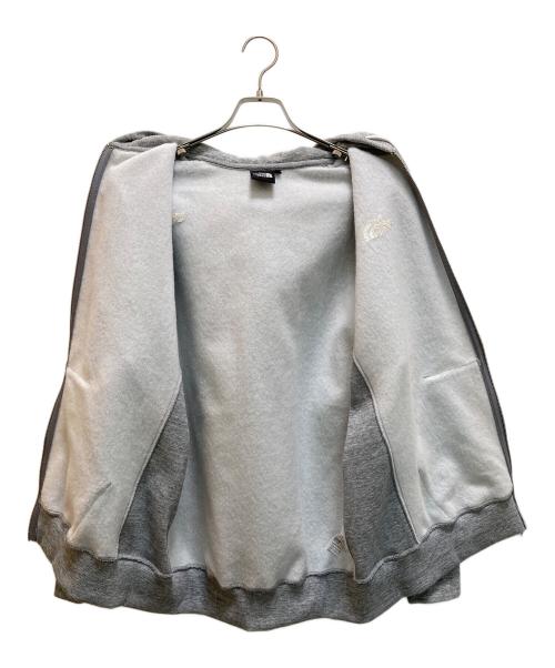 THE NORTH FACE（ザ ノース フェイス）THE NORTH FACE (ザ ノース フェイス) スクエアロゴ フルジップ スウェット フーディー グレー サイズ:Ⅼの古着・服飾アイテム