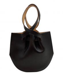 MARROW（マロウ）の古着「レザーハンドバッグ」｜ブラック