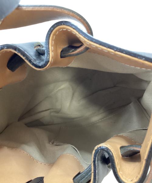 MARROW（マロウ）marrow (マロウ) レザーハンドバッグ ブラックの古着・服飾アイテム